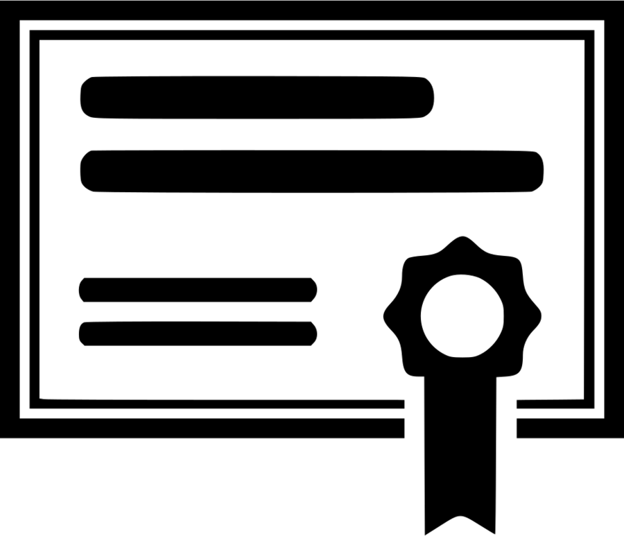 Certificate Symbol Png Clipart Certification Computer - Diploma Icono Png (900x773)
