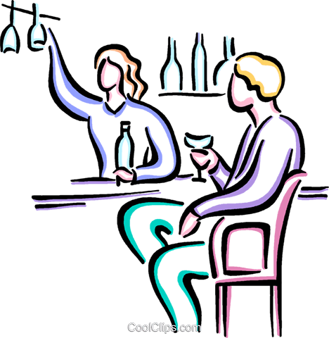 Bartenders Royalty Free Vector Clip Art Illustration - Clip Art (468x480)