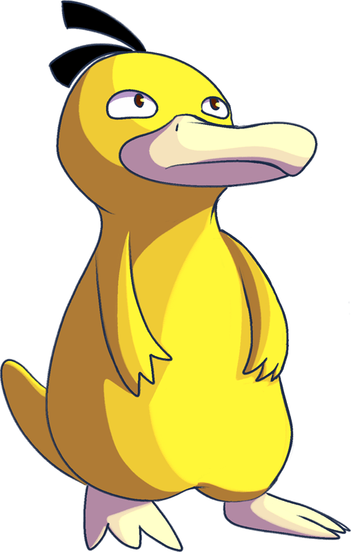 Geese In The Sun Png Royalty Free Library - Shiny Psyduck Pokemon Go (509x800)