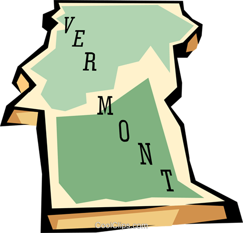 Vermont State Map Royalty Free Vector Clip Art Illustration - Vermont State Map Royalty Free Vector Clip Art Illustration (480x461)
