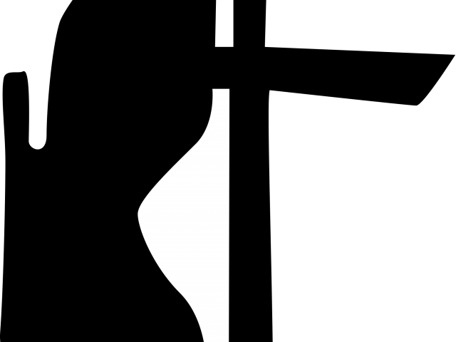 Headstone Clipart Border - Cross (640x480)