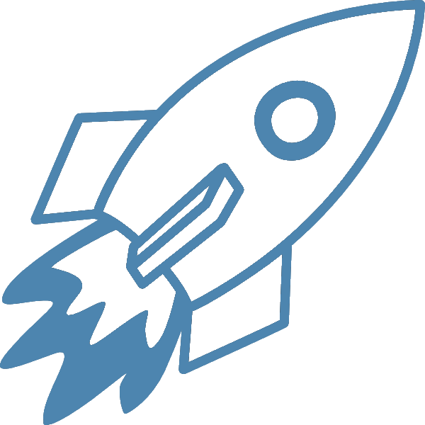 50% Drop In Bank Enquiry Costs - Rocket Launch Clip Art (600x600)
