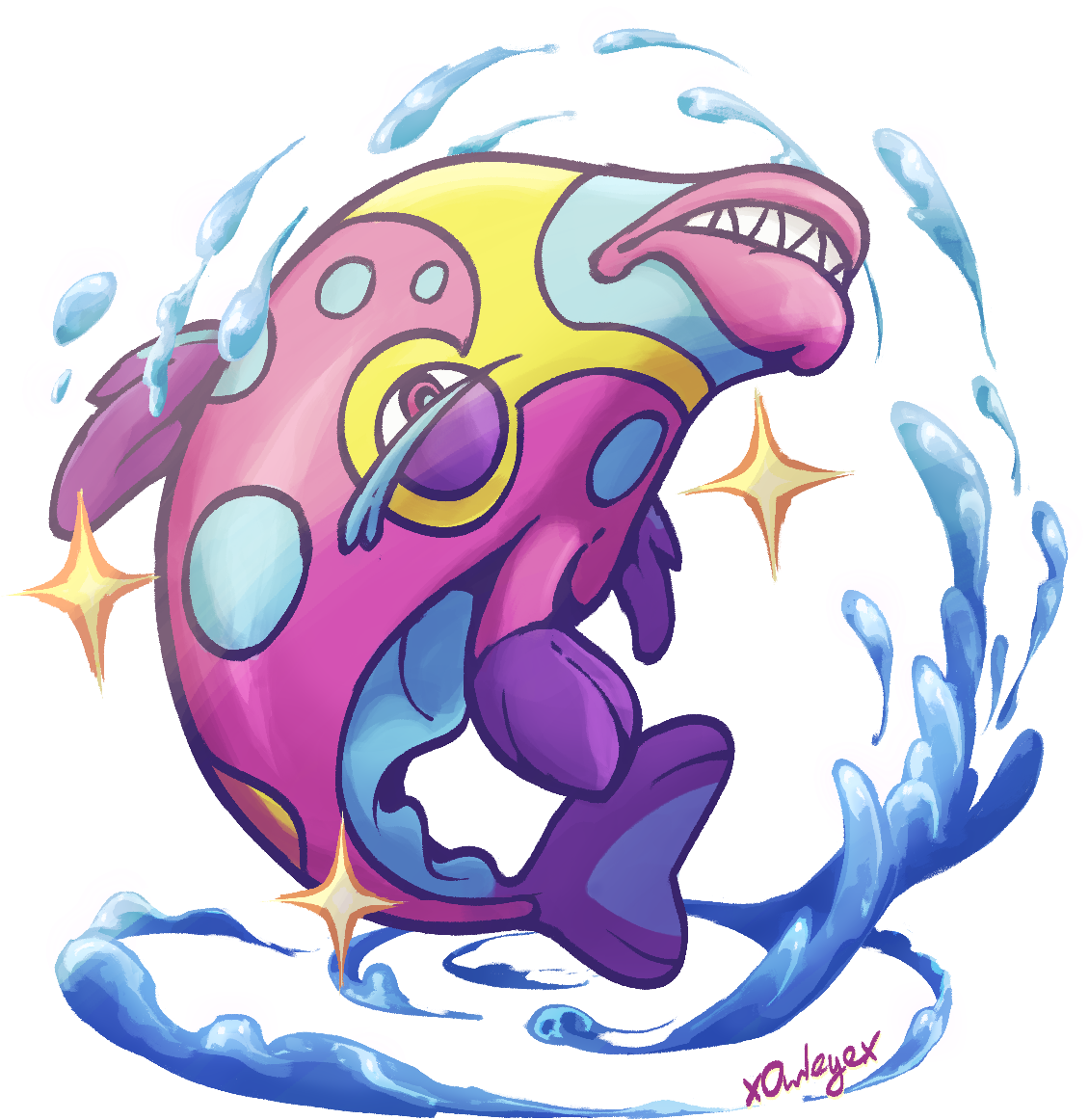 Yam-the Bruxish By Xowleyex - Yam-the Bruxish By Xowleyex (1200x1500)