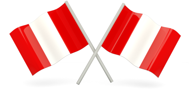 Peru Flag Two Wavy - French Flag Transparent Background (640x480)