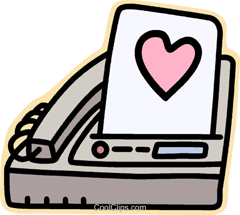 Fax Machine Royalty Free Vector Clip Art Illustration - Fax Machine Royalty Free Vector Clip Art Illustration (480x430)