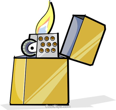 Lighter Royalty Free Vector Clip Art Illustration - Lighter Royalty Free Vector Clip Art Illustration (480x454)