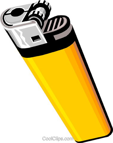 Lighter Royalty Free Vector Clip Art Illustration - Lighter Royalty Free Vector Clip Art Illustration (380x480)