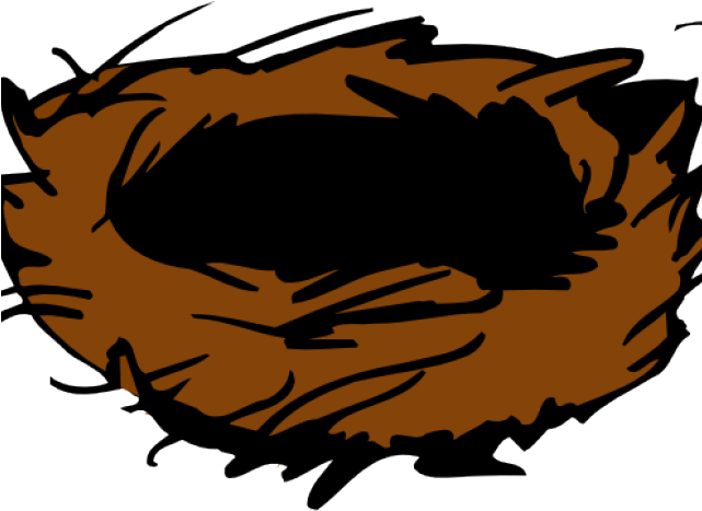 Birds Nest Clipart Dinosaur - Bird Nest Clip Art (640x480)