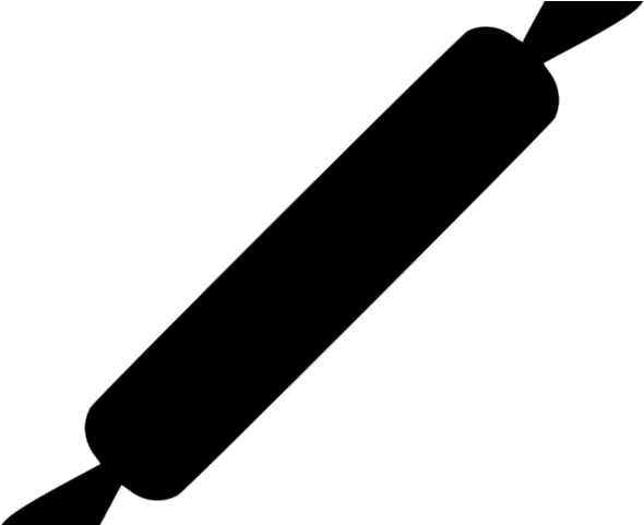 Black Clipart Rolling Pin - Black Clipart Rolling Pin (640x480)