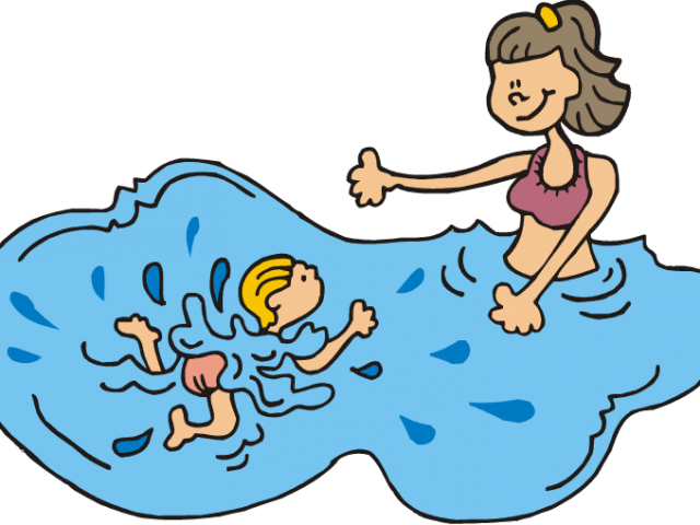 Pool Clipart Swimming Lesson - Water Safety Clip Art (640x480)