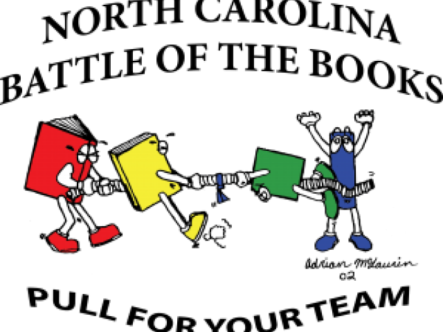 Battle Clipart Book - Nc Elementary Battle Of The Books 2017 18 (640x480)