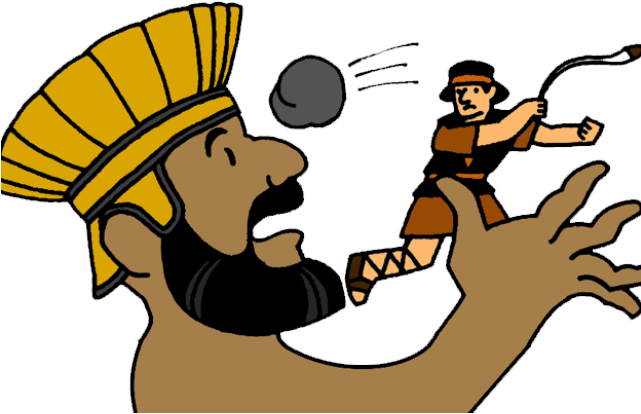 Battle Clipart David And Goliath - David And Goliath Png (640x480)
