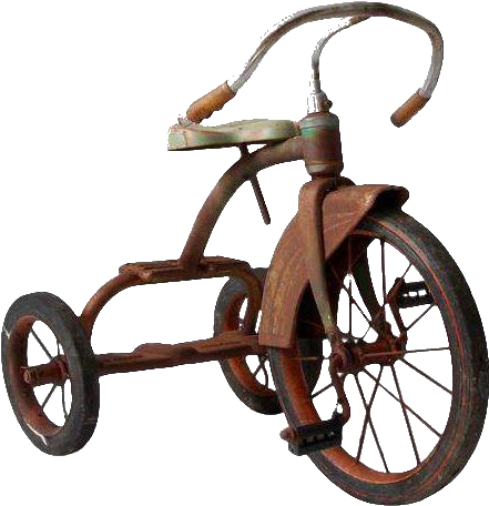 Vintage Tricycle Png (604x604)