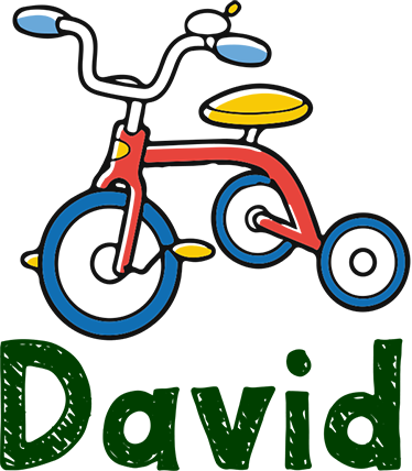 Customisable Kid's Tricycle Sticker - Tricycle Clipart Kids (374x428)
