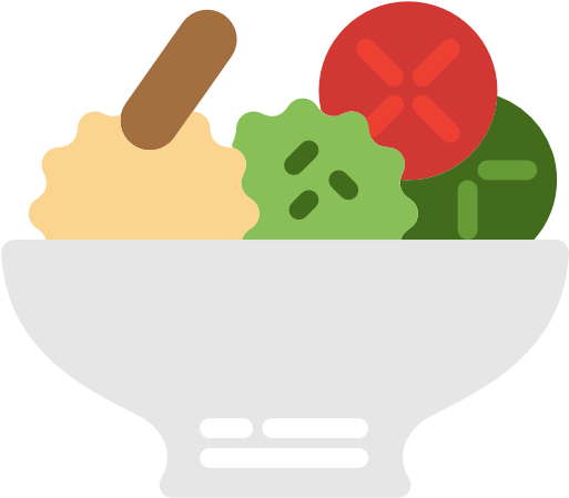 Salad Free Icon - Salad Flat Icon Png (512x512)