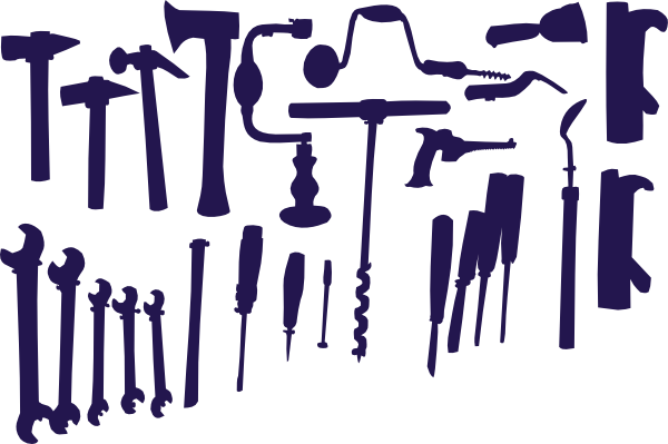 Tools Clip Art At Clker - Tools Vector Transparent Background (600x399)