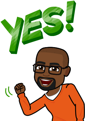 Ha Ha Clipart 0 - Yes Bitmoji (396x398)