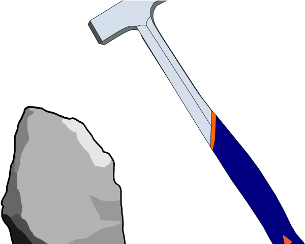 Hammer Clipart - Draw Cartoon Stones (640x480)