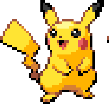 Haha - Pokemon Female Pikachu Sprite (500x570)