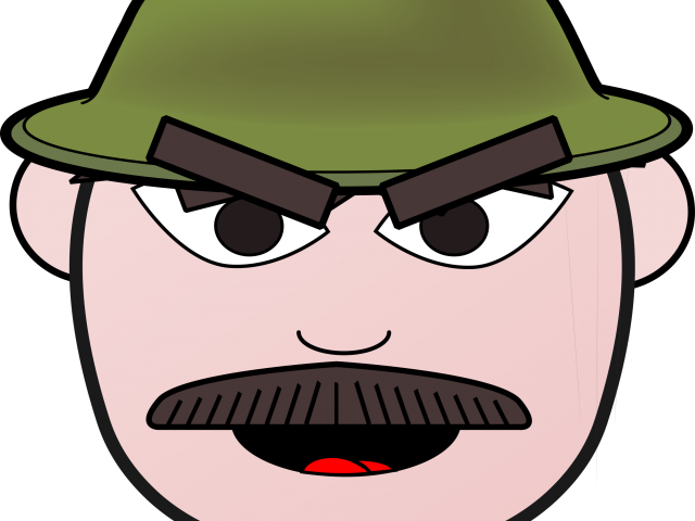 Angry Soldier Cliparts - Clip Art (640x480)