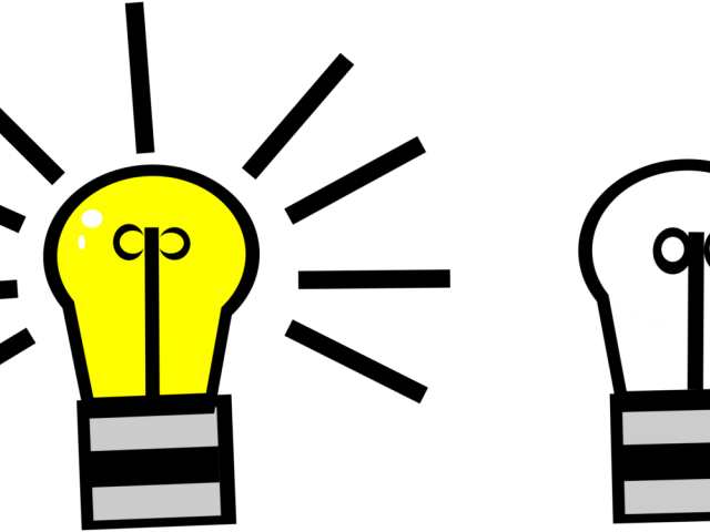 Buttons Clipart Light Switch - Light Bulb Off Clipart (640x480)
