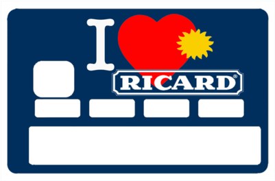 Stickers For Credit Card, I Love Ricard Summer 2018, - Ricard (400x400)