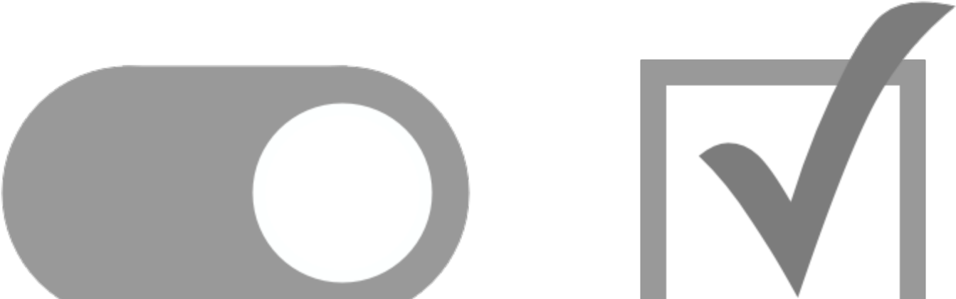 Checkbox Vs Toggle Switch - Circle (1600x480)
