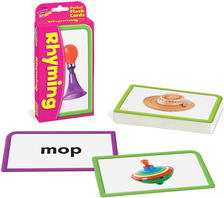 Rhyming Pocket Flash Cards - Flashcard (850x850)