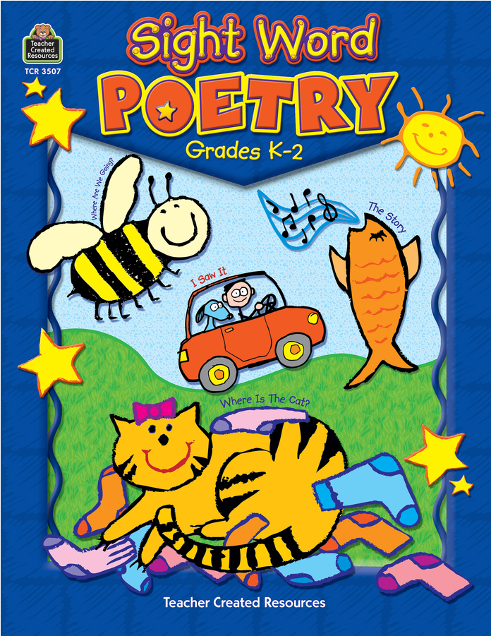 Tcr3507 Sight Word Poetry Image - Cartoon (900x900)