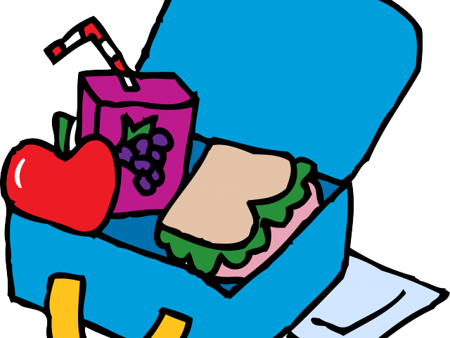 Lunch Box Clipart Closed - Lunch Box For Coloring (640x480)