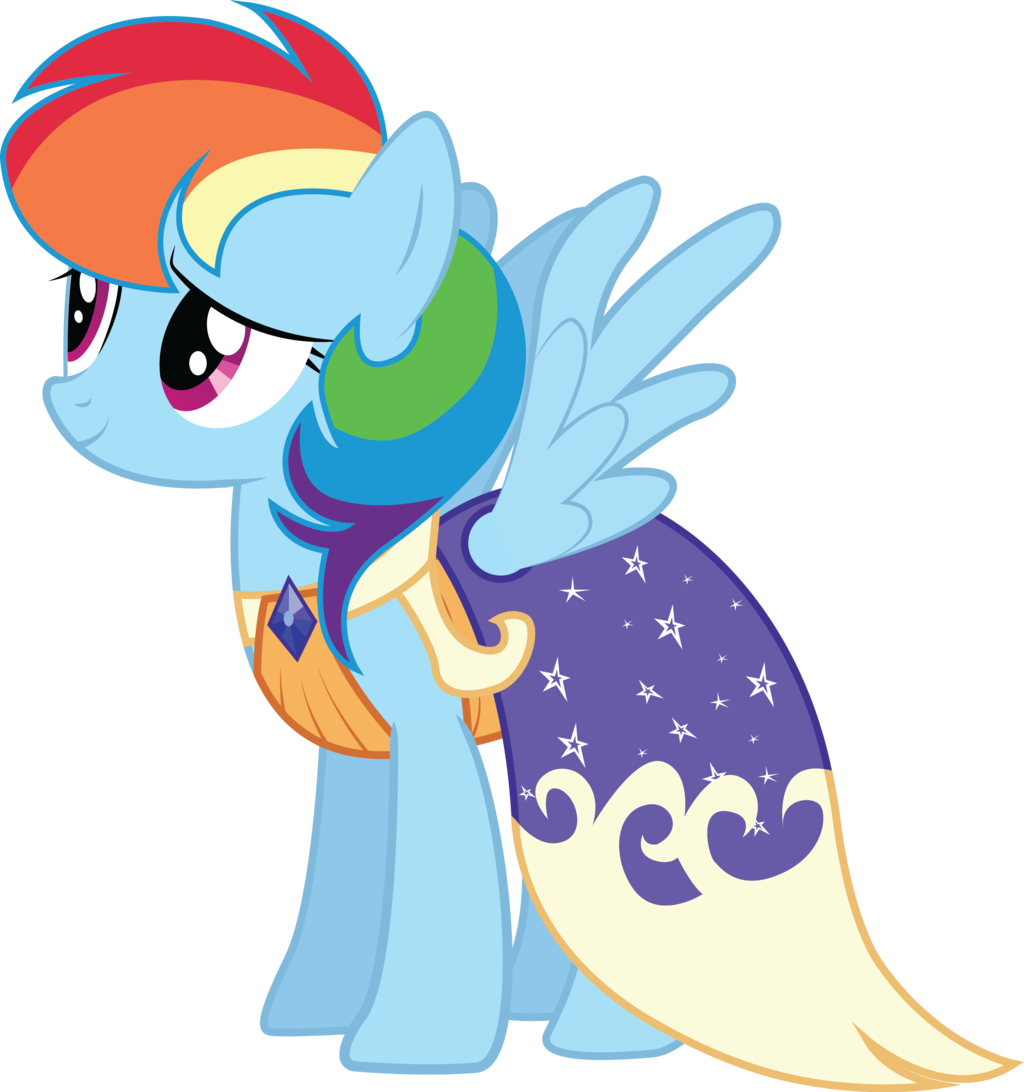 Svg Download Dash In Gala Dress By Infinitewarlock - My Little Pony Rainbow Dash Dress (1024x1092)