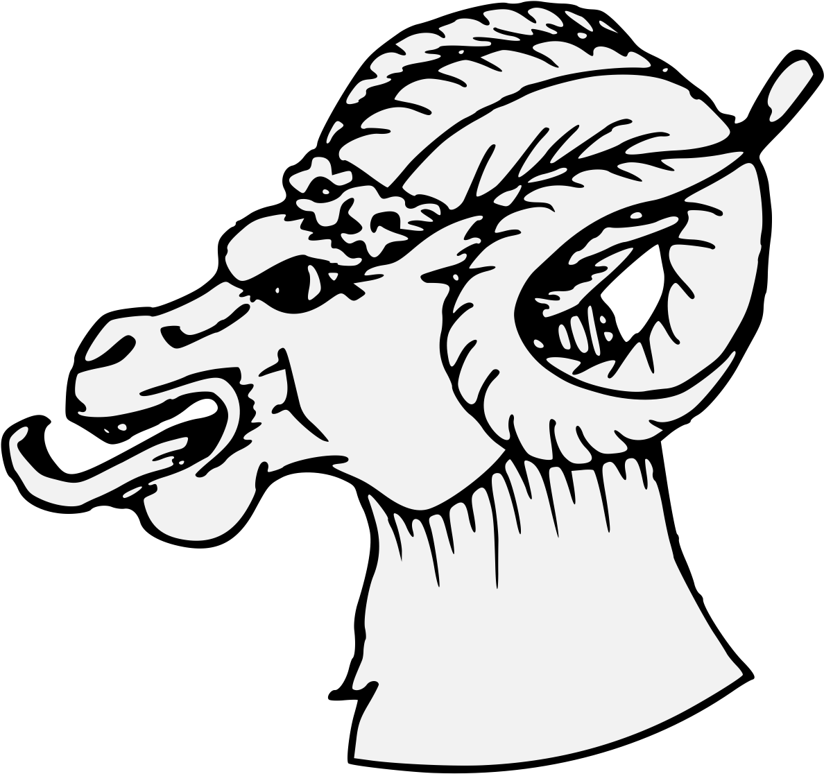 Ram's Head Erased § - Ram's Head Erased § (1218x1143)