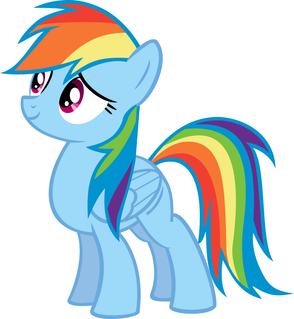 Rainbow Dash A True Friend By Dblokt On Deviantart - Rainbow Dash My Little Pony Characters (1024x1113)