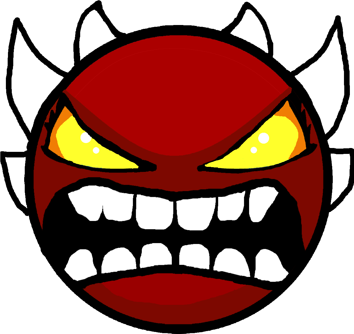 Freddy Fazbear S Pizzeria Simulator Level Video - Geometry Dash Demon Face (1200x1200)