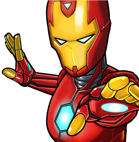 Ironman Clipart Character Marvel - Cartoon (508x452)