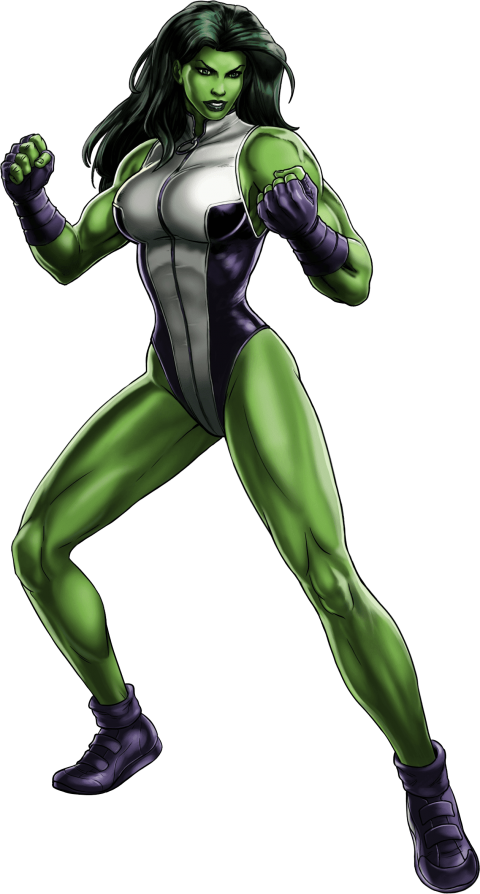 Free Png Download She Hulk Png Marvel Xp Clipart Png - She Hulk Marvel Ultimate Alliance (480x894)