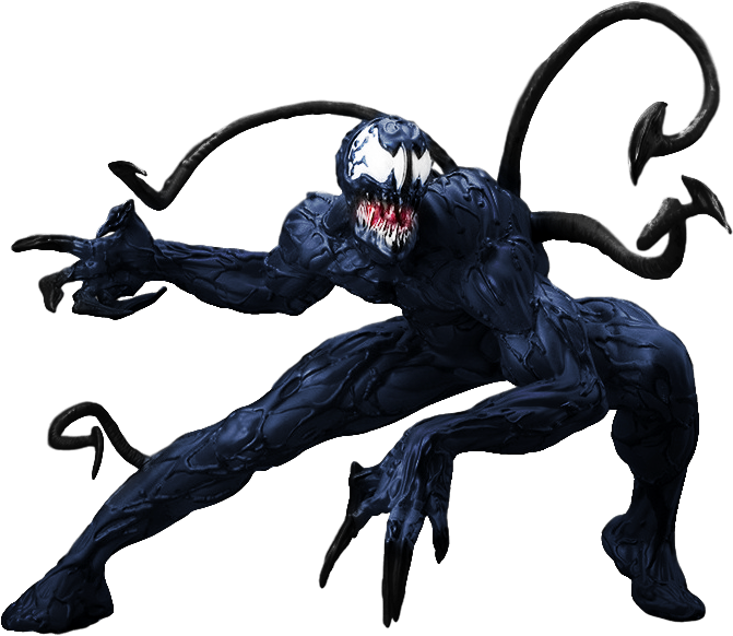 Transparent By Camo Flauge - Carnage Statue (683x584)