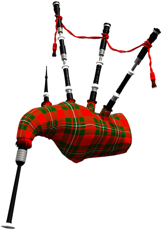 Bagpipes Transparent Background Red - Bagpipes Png (624x761)