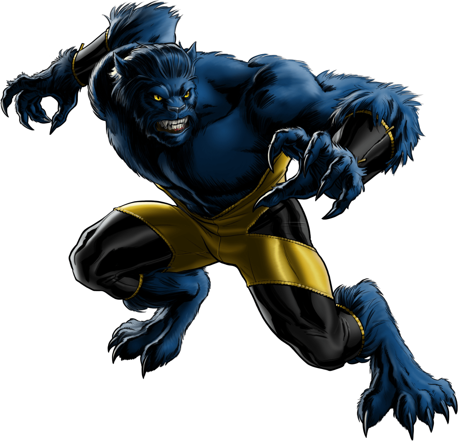 Marvel Avengers Alliance Beast - Beast Marvel Png (1800x1615)