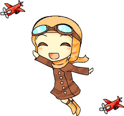 Amelia Earhart Cartoon - Amelia Earhart Cartoon Drawing (515x517)