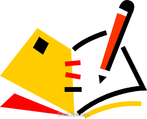 3-ring Binders Royalty Free Vector Clip Art Illustration - 3-ring Binders Royalty Free Vector Clip Art Illustration (480x389)