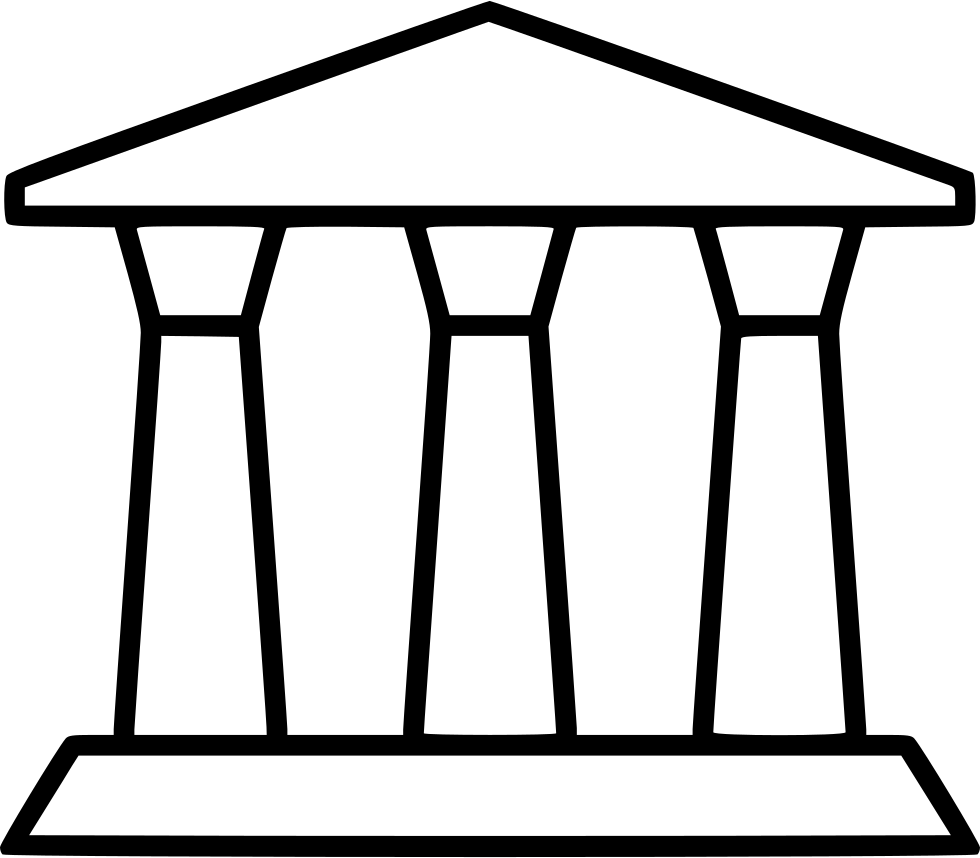 Bank Institution Foundation Company Comments - White Foundation Icon (980x858)