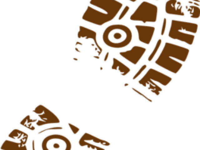 Mud Clipart Muddy Footprint - Shoe Print Clip Art (640x480)