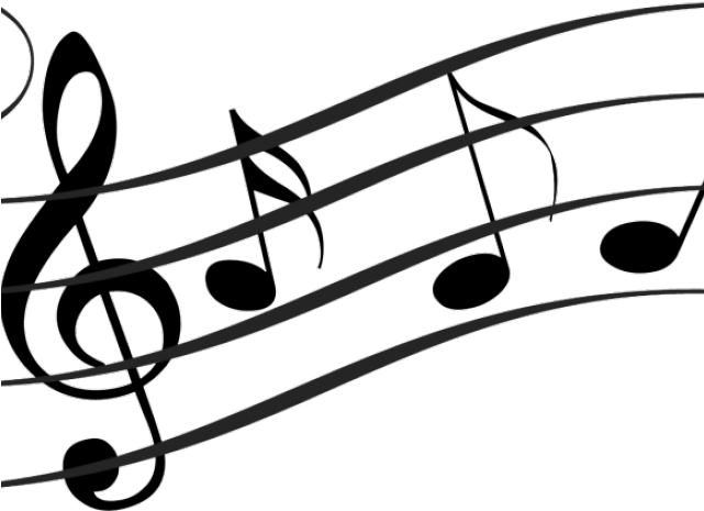 Music Notes Clipart Rock And Roll - Transparent Background Music Notes Png (640x480)
