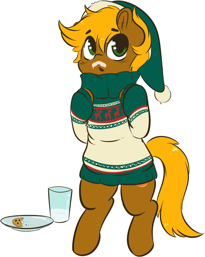 Wickedsilly, Christmas, Christmas Sweater, Clothes, - Mlp Oc Christmas Sweater (848x1024)