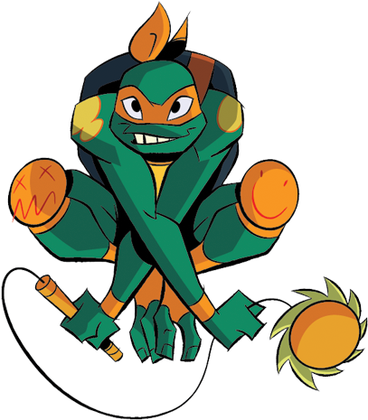 Michelangelo - Rise Of The Tmnt Michelangelo (510x490)