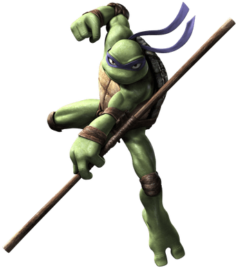 Tmnt Jumping - Teenage Mutant Ninja Turtles Donatello Png (400x400)