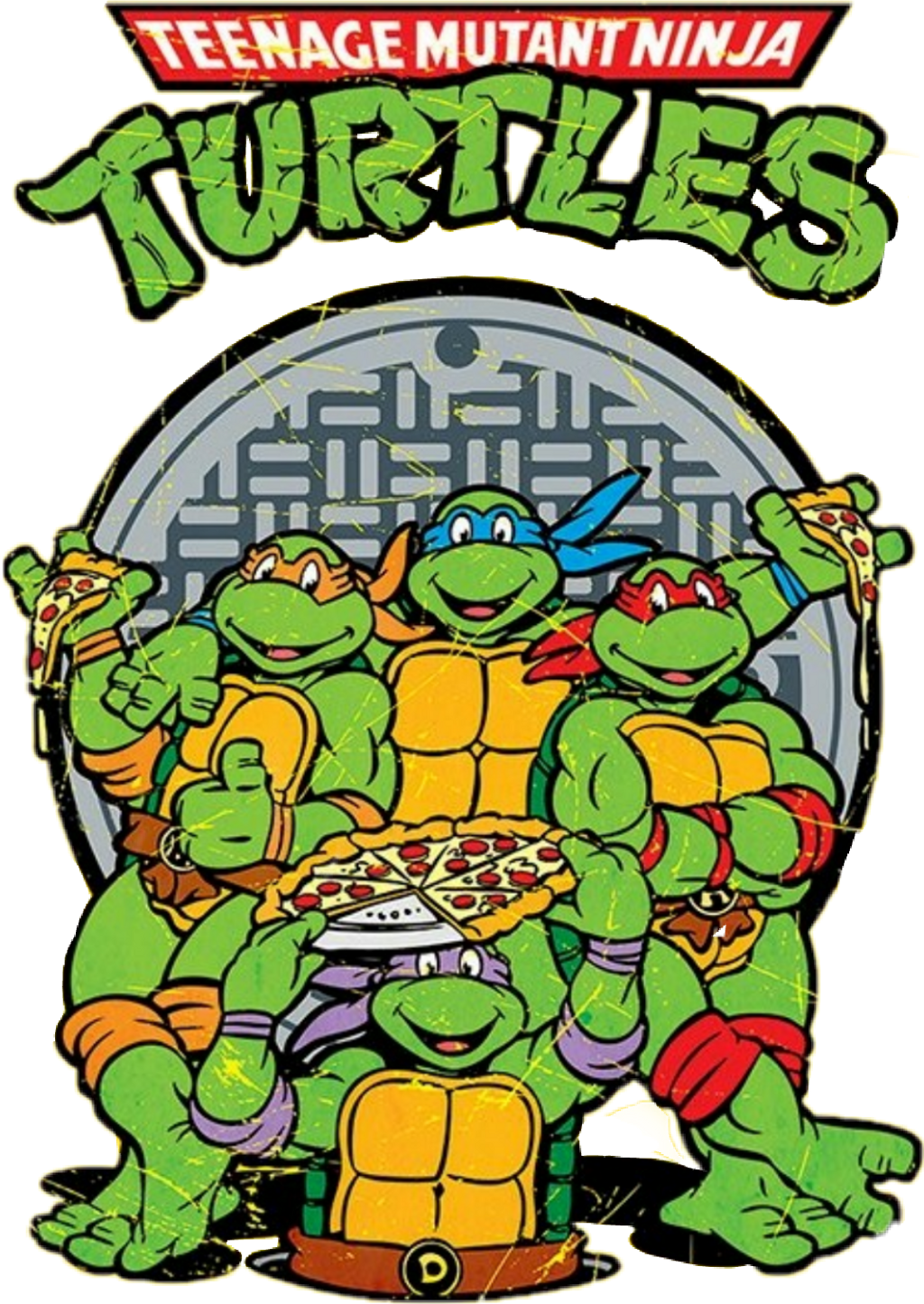 Tmnt Sticker - Teenage Mutant Ninja Turtles Cartoon Poster (1024x1444)
