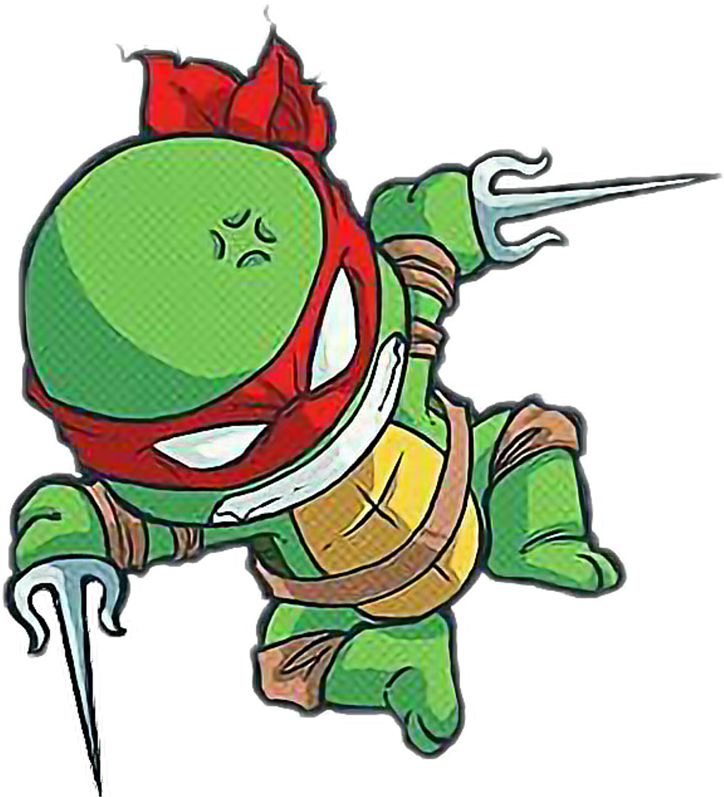 Tmnt Sticker - Teenage Mutant Ninja Turtles Chibi (1024x1127)