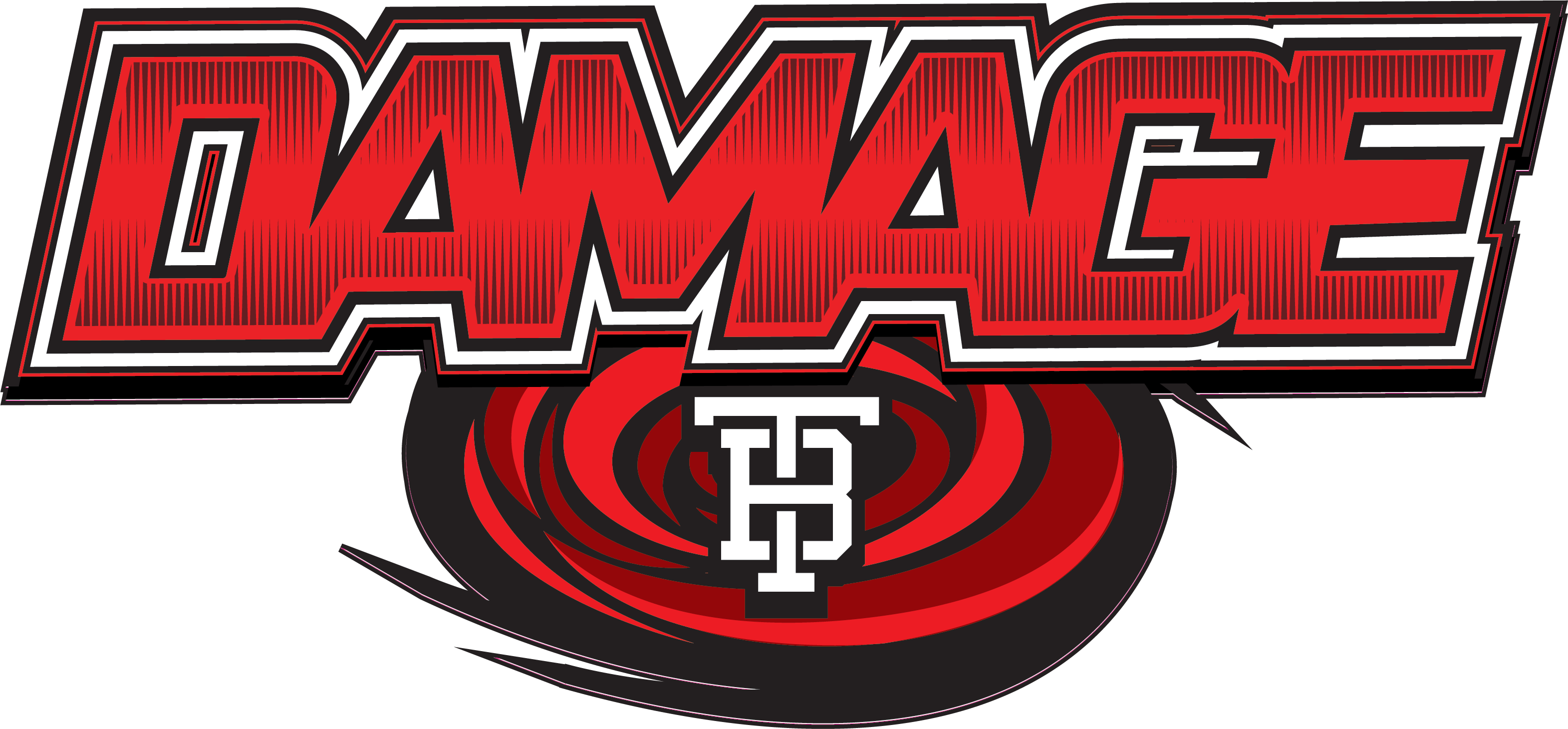 Band Logo - Tampa Bay Damage Logo (3142x1460)